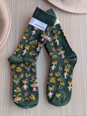Шкарпетки жіночі Bonne Maison зелені Леді демісезонні фото
