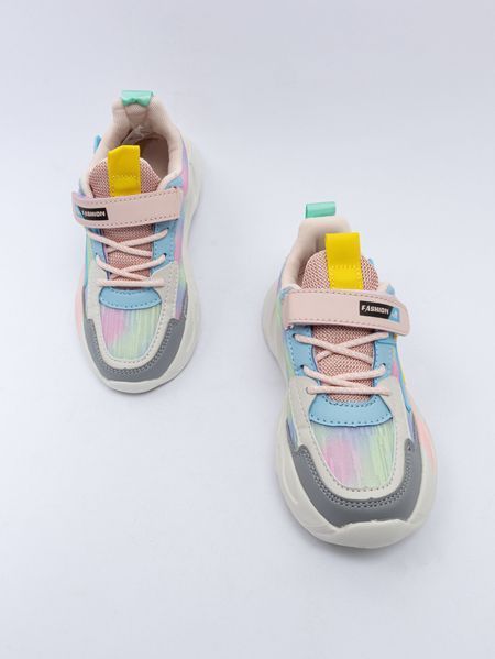 Кросівки для дівчинки Fashion 3021437 сіро-рожеві 31-39 фото