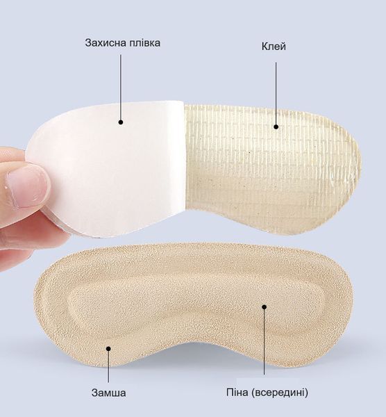 П'яткоутримувач для взуття Viks Suede+Foam замшевий чорний фото