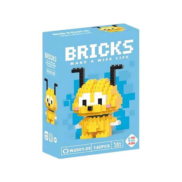 Конструктор з мікроблоків Bricks W2601-09 Пес Плуто 146 блоків фото