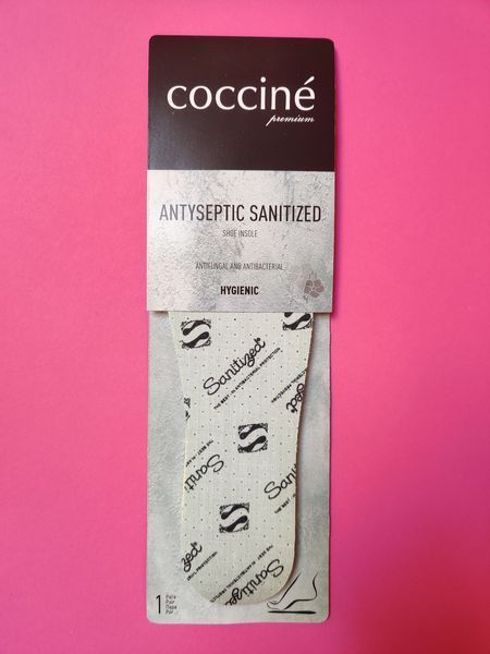 Антибактеріальні устілки Coccine Antiseptic Sanitised 665/14 фото