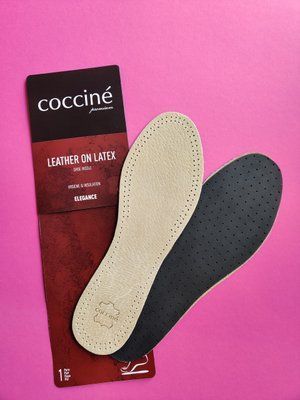 Устілки для взуття Coccine 665/52 Leather on Latex шкіряні антибактеріальні фото