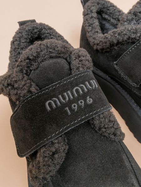 Жіночі зимові черевики Itts S7982-1 чорні натуральна замша фото