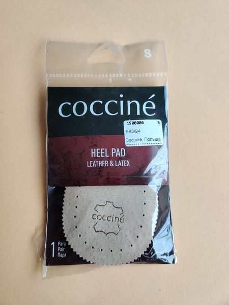 Підп'яточник Coccine 665/94 Heel Pad Leather&Latex шкіряний бежевий фото
