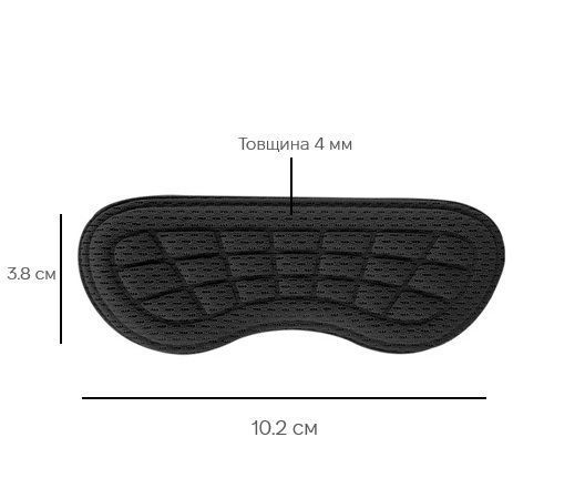 П'яткоутримувач для взуття Viks Textile+Foam текстильний сірий фото