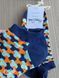 Шкарпетки короткі чоловічі Happy Socks сині Ланки демісезонні фото 3