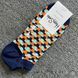 Шкарпетки короткі чоловічі Happy Socks сині Ланки демісезонні фото 4