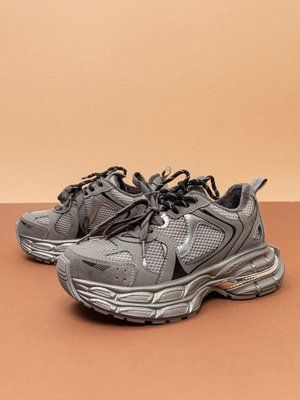 Жіночі кросівки на флісі Fashion D6950 сірі натуральна шкіра фото