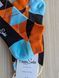Шкарпетки короткі чоловічі Happy Socks чорні Ромби демісезонні фото 2