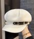 Жіночий берет з козирком Fashion NN молочний текстильний 56-58 фото 1
