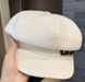 Жіночий берет з козирком Fashion NN молочний текстильний 56-58 фото 5