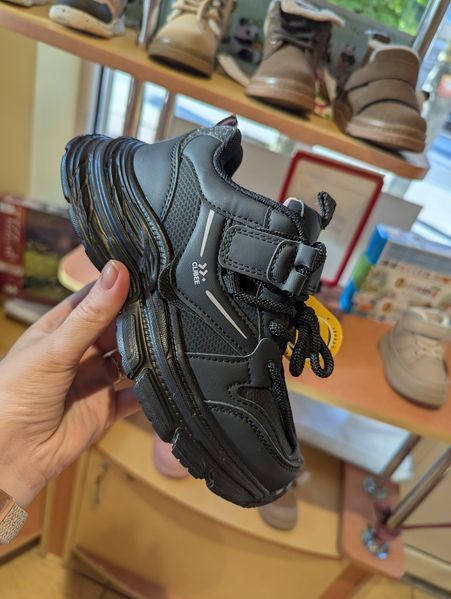 Кросівки для дівчинки Clibee 1750 чорні демі 33-37 фото