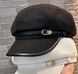 Жіночий берет з козирком Fashion Троянда чорний текстильний 56-58 фото 2