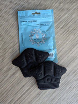 П'яткоутримувач HeelPatch 7мм під вирізку чорний з силіконовими пухирцями фото