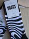 Шкарпетки жіночі Happy Socks чорно-блі Зебра демісезонні фото 2