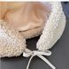 Дитяча шапка зимова Fashion молочна з вушками 48-50 фото 2