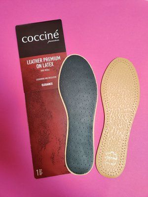 Устілки для взуття Coccine 665/59 Leather Premium on Latex шкіряні антибактеріальні фото