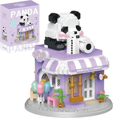 Конструктор з мікроблоків Panda W1124 Фотостудія 878 блоки фото