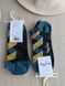 Шкарпетки короткі чоловічі Happy Socks темно-зелені Ромби демісезонні фото 1