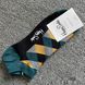 Шкарпетки короткі чоловічі Happy Socks темно-зелені Ромби демісезонні фото 2