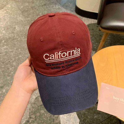 Стильна кепка Fashion California бордова 56-58 фото
