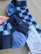 Шкарпетки короткі чоловічі Happy Socks темно-сині Куб демісезонні фото 2