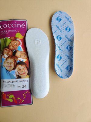 Дитячі антибактеріальні устілки Coccine Sport Sanitized Mala Stopa 665/73 фото