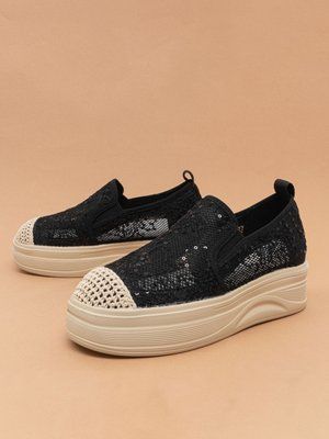 Жіночі кеди еспадрильї Fashion 811-2 чорні текстильні фото