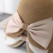 Жіночий солом'яний капелюх Fashion Великий Бант світло-коричневий 55-57 фото 2