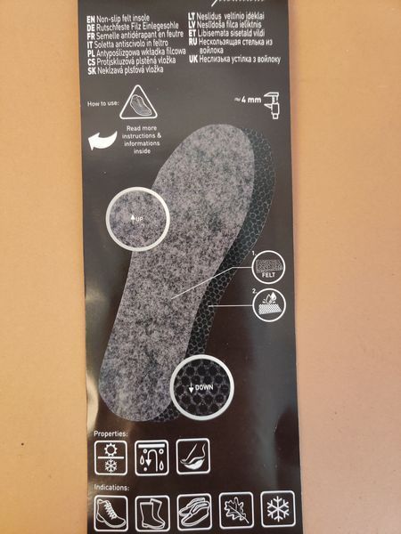 Фетрові устілки Coccine Impregnated Felt 665/81 фото
