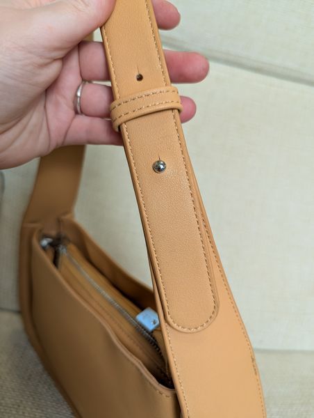 Жіноча сумка Lusha 869971 абрикосова 16х7х28 фото