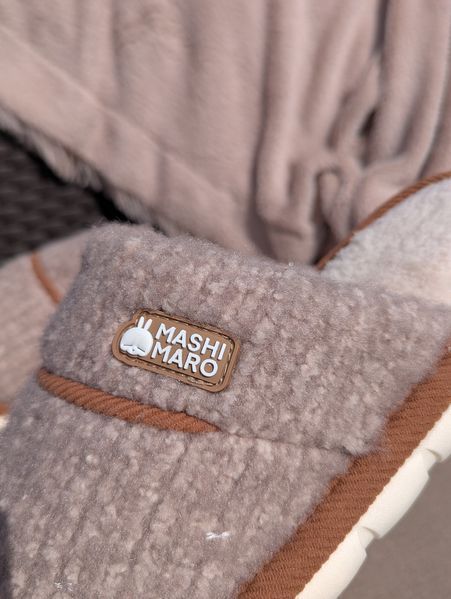 Тапочки чоловічі кімнатні закриті Mashi Maro J37216 коричневі фото