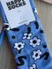 Шкарпетки жіночі Happy Socks блакитні Квіти демісезонні фото 2