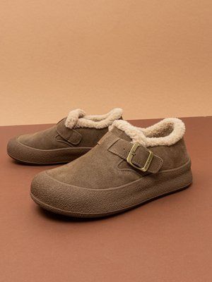 Жіночі зимові черевики Leathershoes 5553 бежеві натуральна замша фото