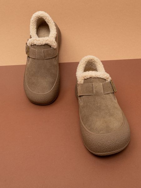 Жіночі зимові черевики Leathershoes 5553 бежеві натуральна замша фото