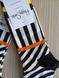 Шкарпетки жіночі Happy Socks чорно-білі Смужки демісезонні фото 2