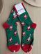 Святкові чоловічі шкарпетки Happy Socks зелені Санта демісезонні фото 4