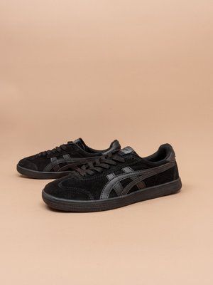 Жіночі кросівки Fashion S8547-1 чорні натуральна замша фото
