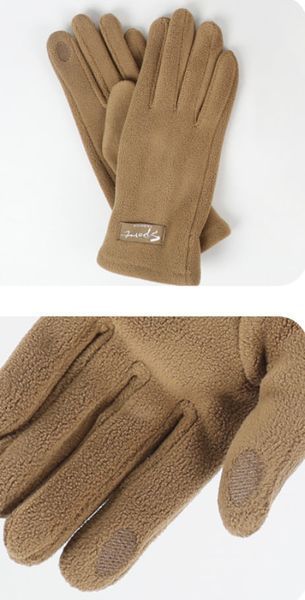 Рукавички зимові Fashion темно-сірі Polar Fleece фото