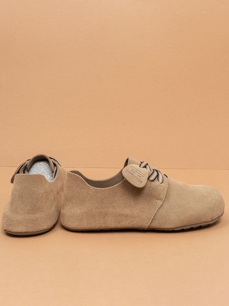 Жіночі туфлі Fashion 2501 сірі натуральна замша фото