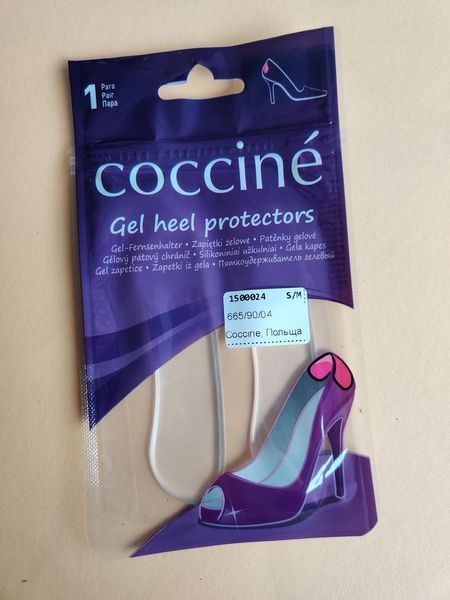 П'яткоутримувачі&nbsp;Coccine 665/90/04 Gel Heel Protector гелевий фото