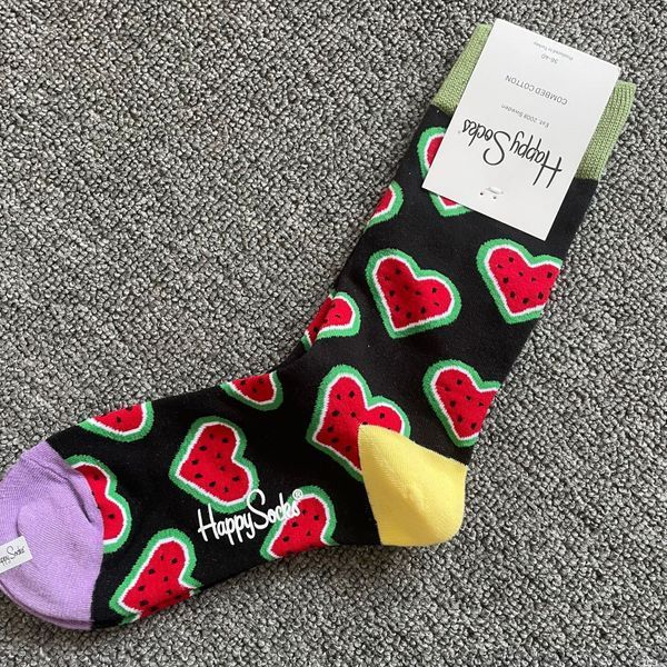 Шкарпетки жіночі Happy Socks темно-зелені Сердечки демісезонні фото