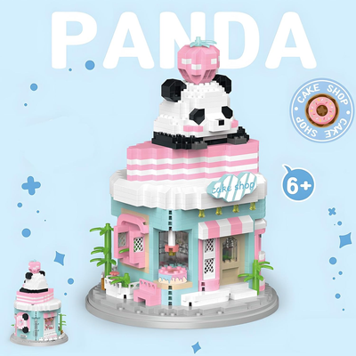 Конструктор з мікроблоків Panda W1126 Кондитерська 1013 блоків фото