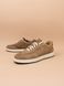 Чоловічі кросівки з перфорацією Clubshoes KD2n бежеві натуральна шкіра фото 1