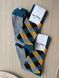 Шкарпетки чоловічі Happy Socks темно-зелені Ромб демісезонні фото 3