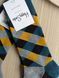 Шкарпетки чоловічі Happy Socks темно-зелені Ромб демісезонні фото 2