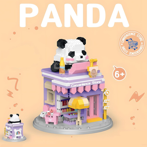 Конструктор з мікроблоків Panda W1127 Магазин 872 блоки фото
