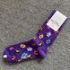 Шкарпетки жіночі Happy Socks фіолетові Ведмежата демісезонні фото 4