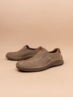 Чоловічі туфлі Rieker 05272/64 коричневі натуральна шкіра фото