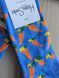 Шкарпетки жіночі Happy Socks сині Морква демісезонні фото 2